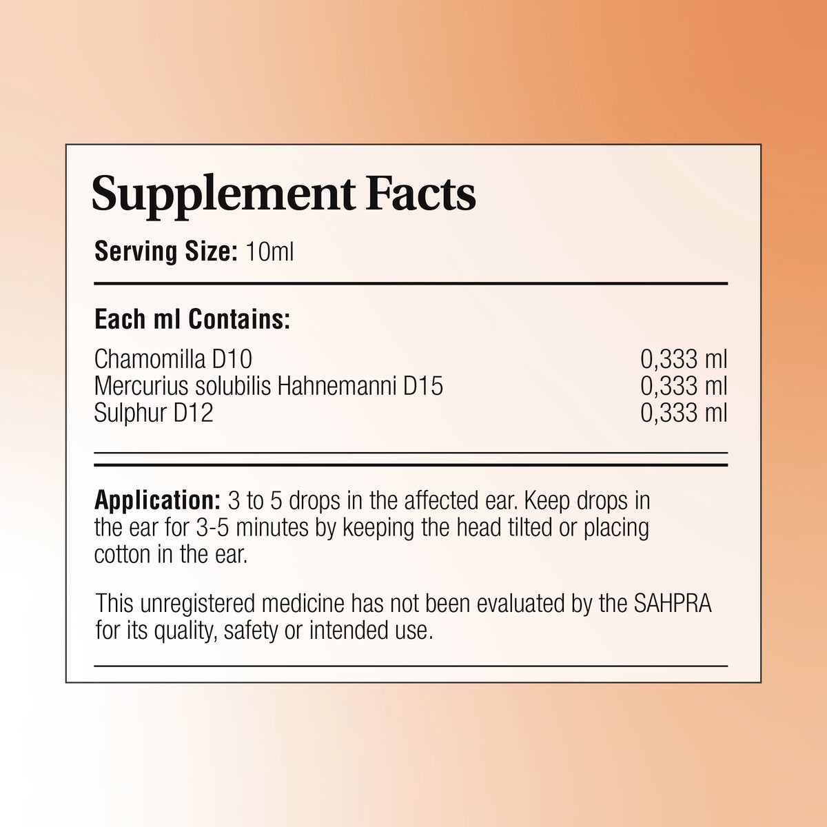 Similasan Earache Relief
