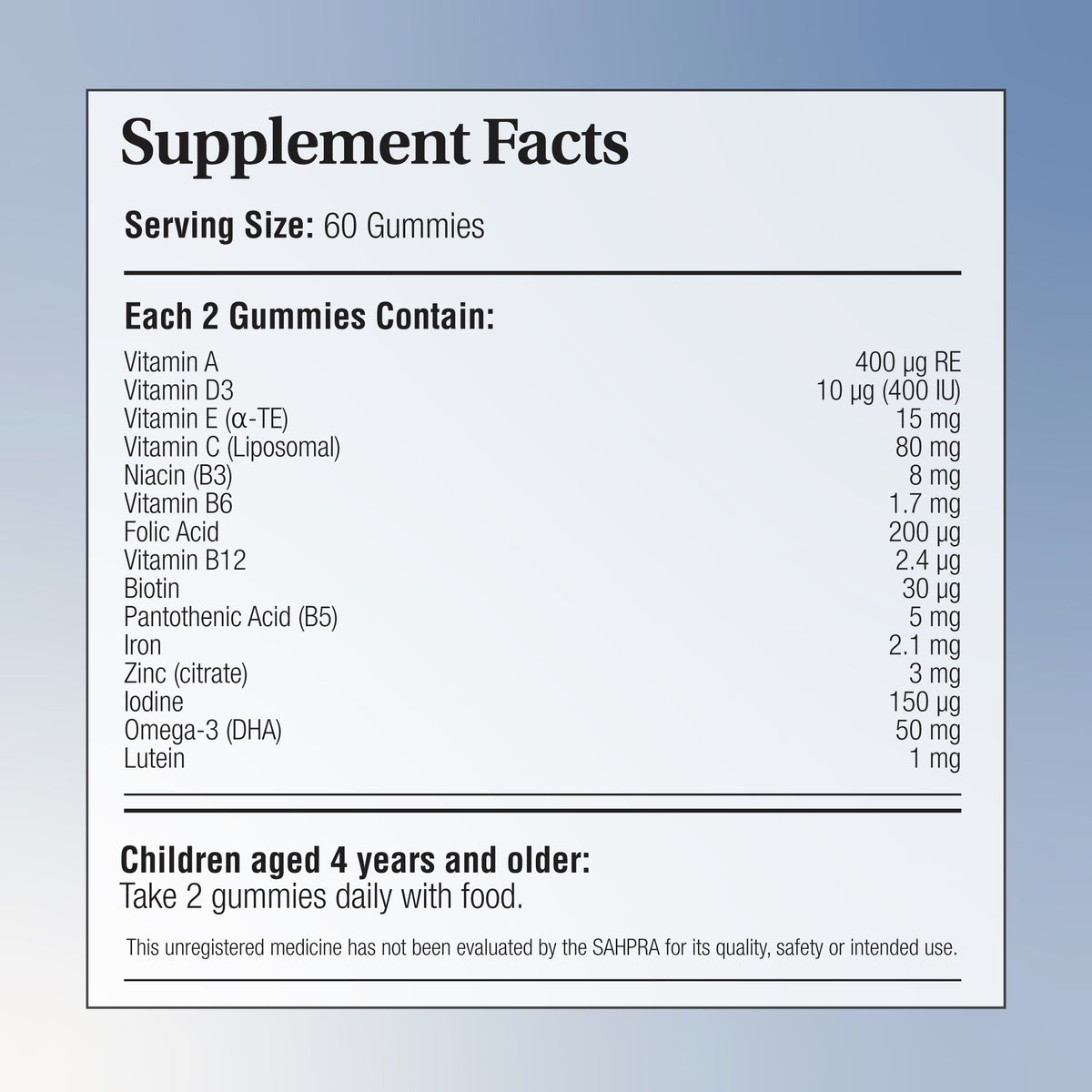 Nutriburst SuperKidz Multivitamin