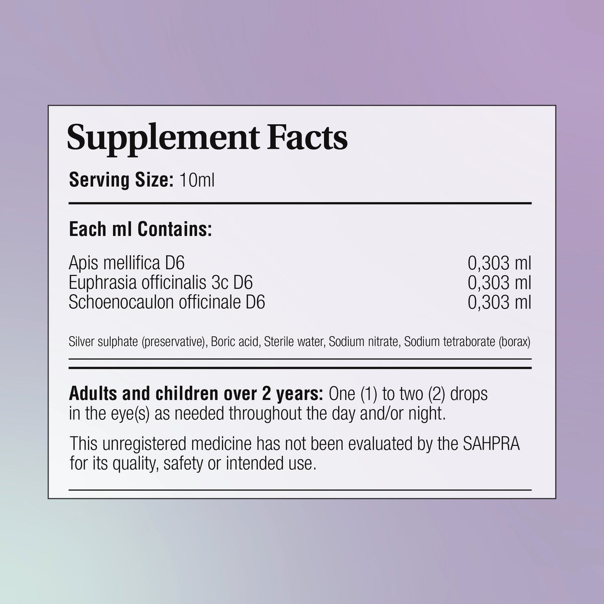 Similasan Allergy Eye Relief