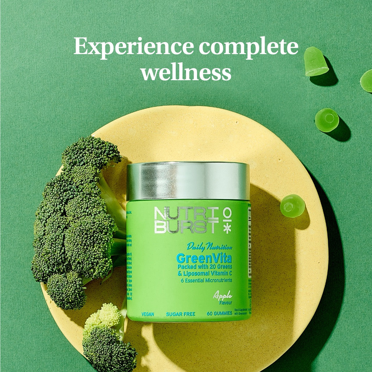 Apple Flavoured Gummies GreenVita-Lifestyle Image