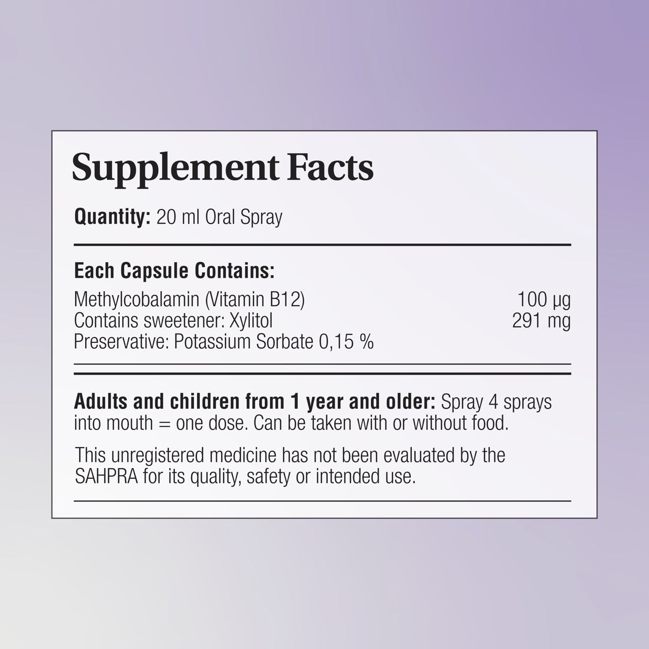 Phytomist® Vitamin B12 Oral Spray