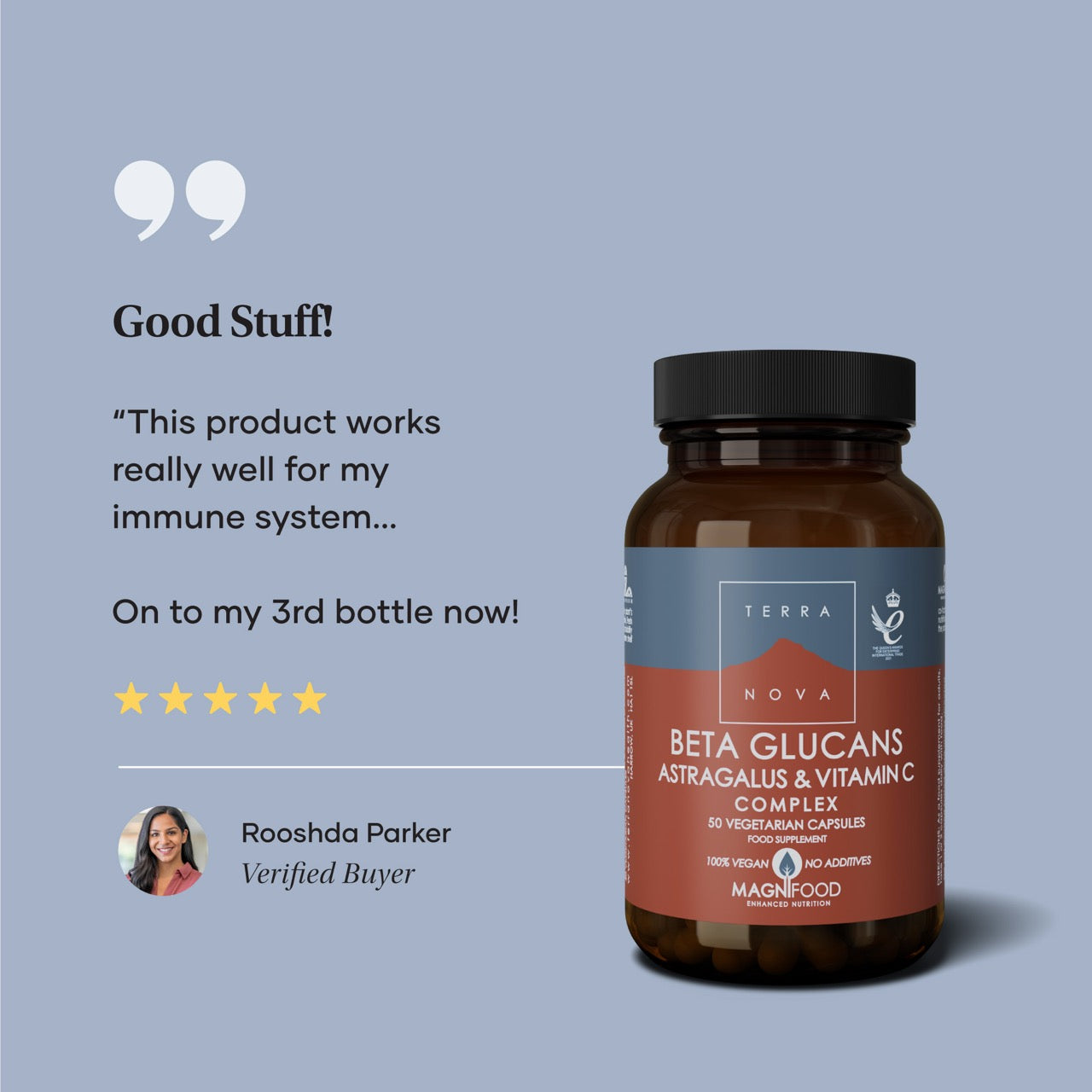 Terranova Beta Glucans Astragalus & Vitamin C Complex