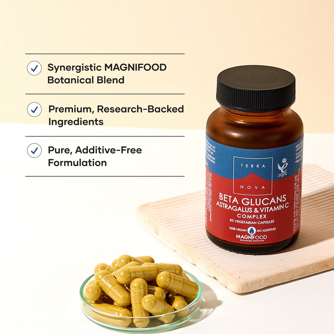 Terranova Beta Glucans Astragalus & Vitamin C Complex