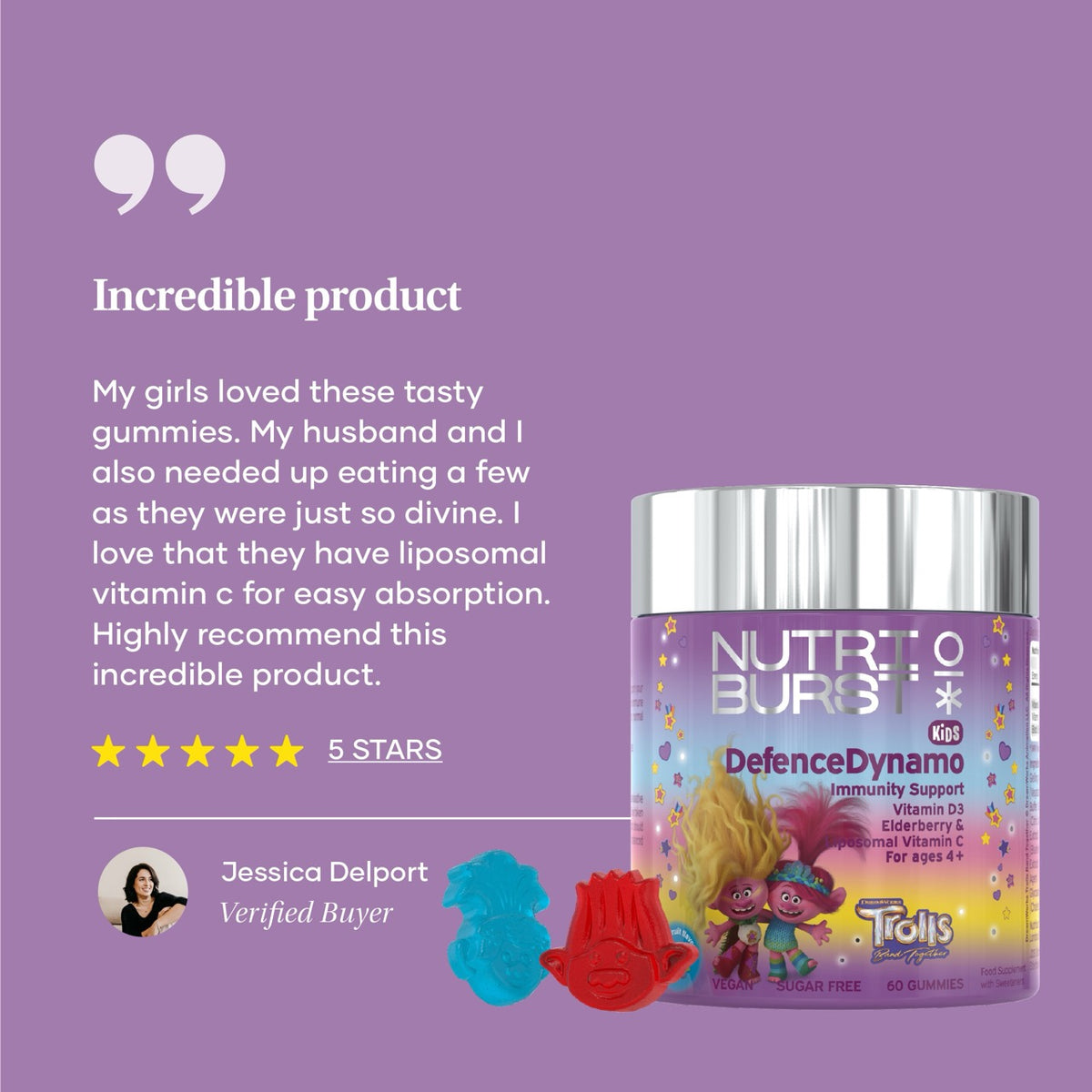 Immunity Support Gummies-DefenceDynamo-Reviews-Image