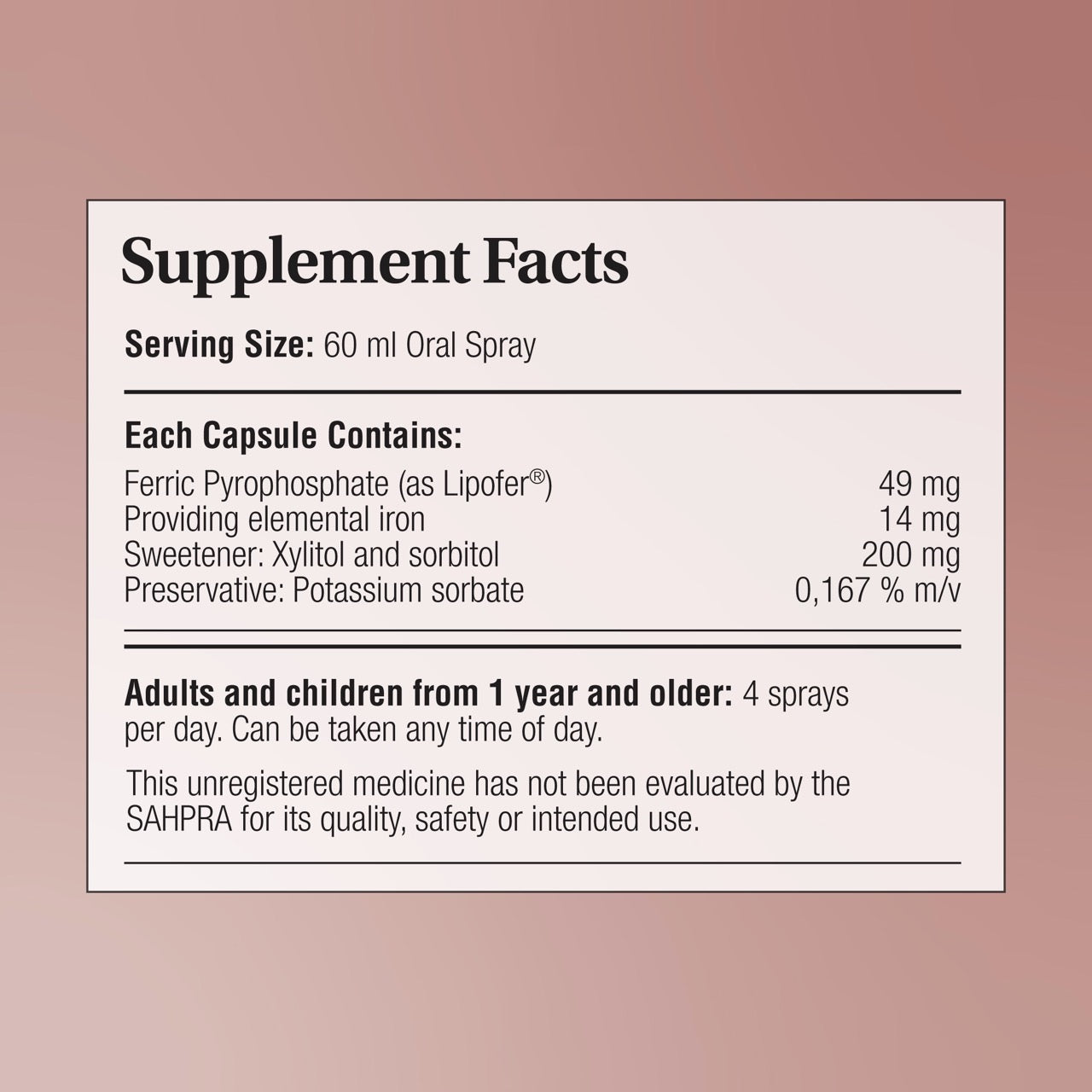 Phytomist® Iron Oral Spray