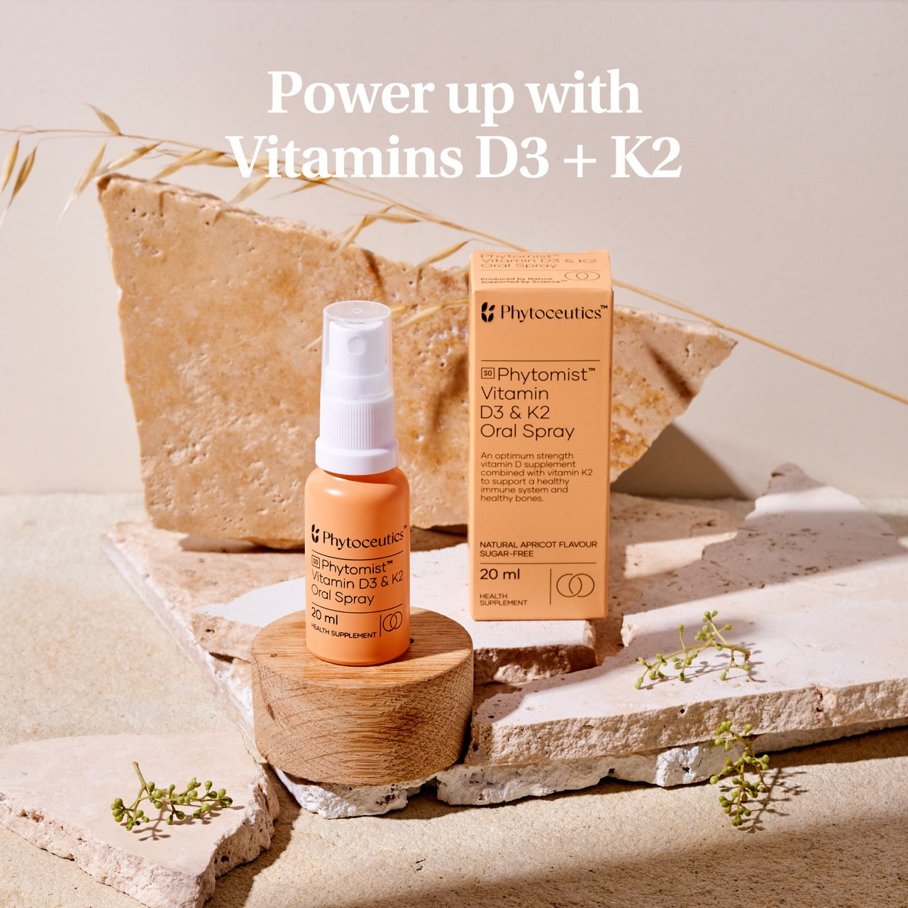 Phytomist® Vitamin D3 + K2 Oral Spray