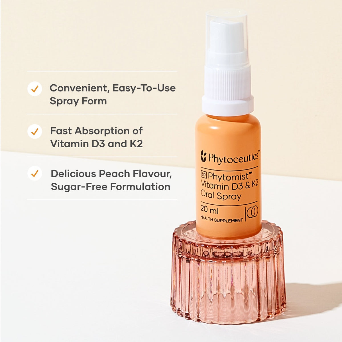 Phytomist® Vitamin D3 + K2 Oral Spray