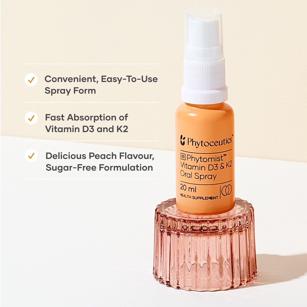 Phytomist® Vitamin D3 + K2 Oral Spray
