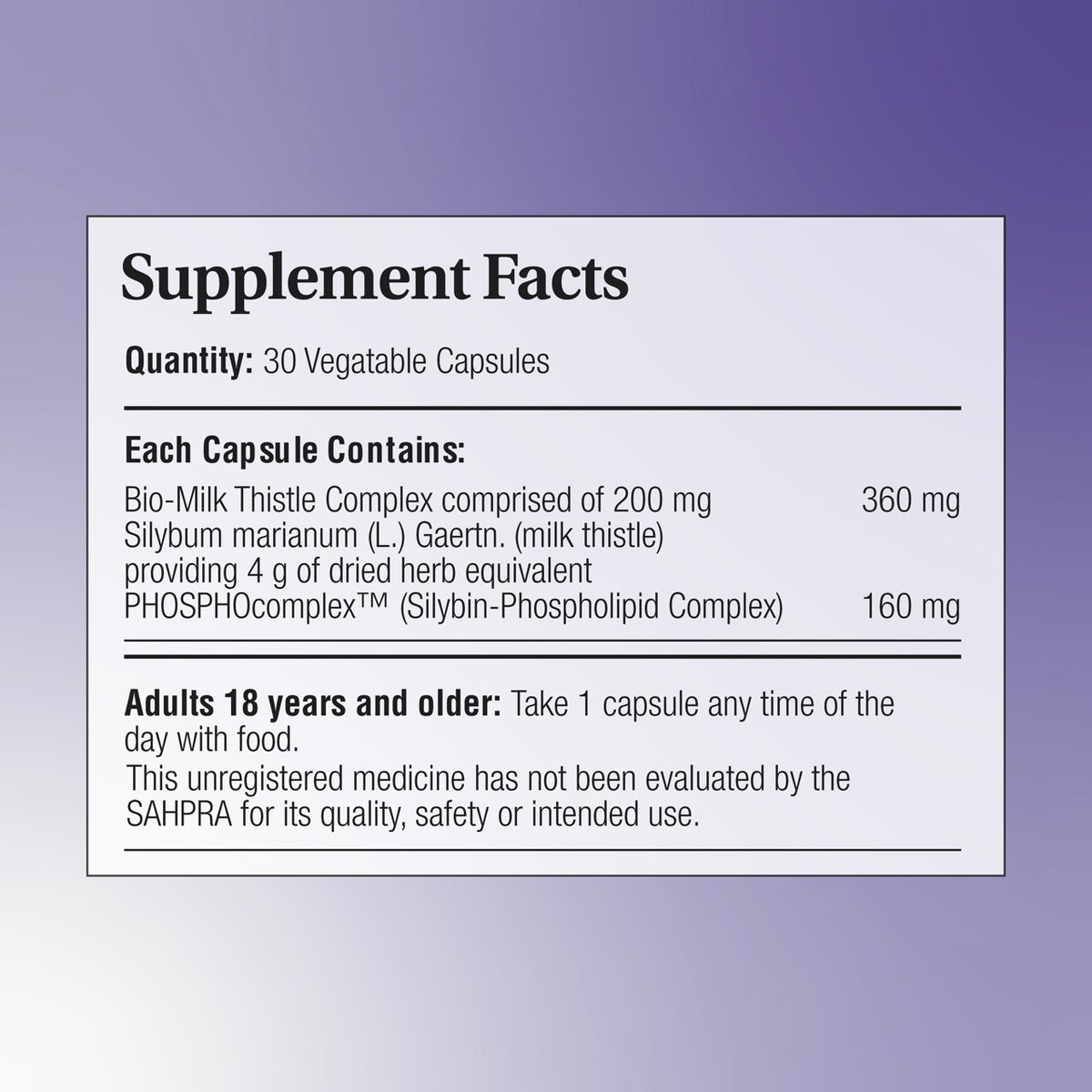 Biomax® Bio-Milk Thistle Complex