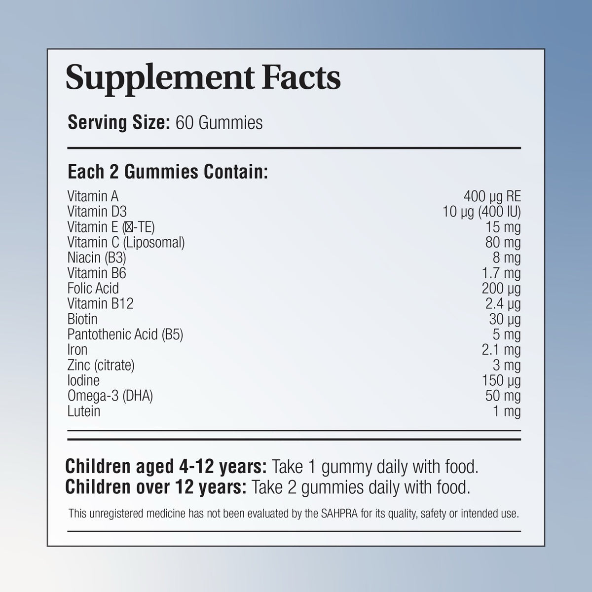 Nutriburst SuperKidz Multivitamin
