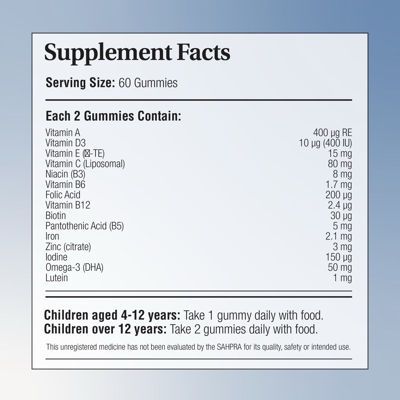 Nutriburst SuperKidz Multivitamin