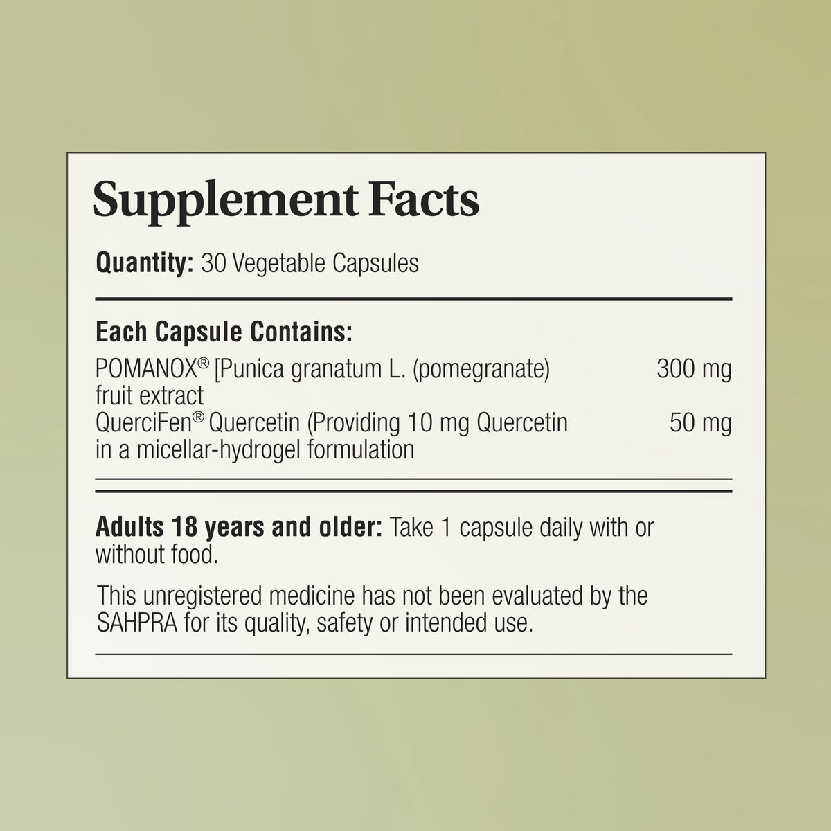 Phytopure® Quercetin with Pomegranate
